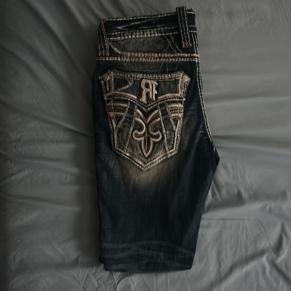 Rock Revival Jeans 32 waist, only worn once. - Picture 3 of 7